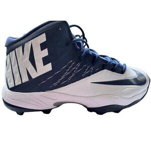 NIKE Football Cleats Men Sz 15 Blue Zoom Code Elite 3/4 SHARK 603370-140 NWOB